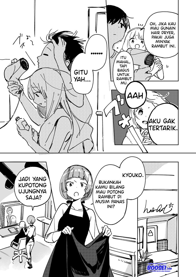 A Woman Cutting Her Long Hair Chapter 00 Gambar 4